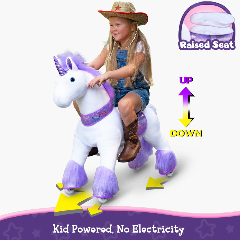 PonyCycle® Ride on Unicorn Size 5 for Age 7+ Purple-3