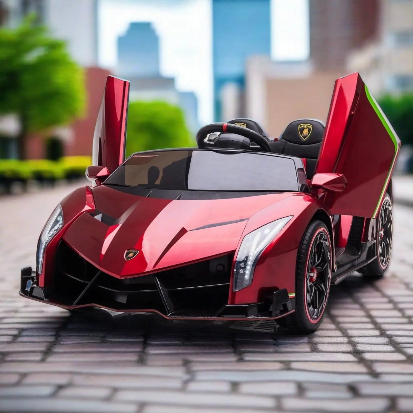 24V 4x4 Lamborghini Veneno 2 Seater Ride on Car-3