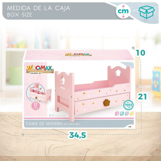 Bed Woomax Pink 4 Units 31 x 20 x 16 cm-1