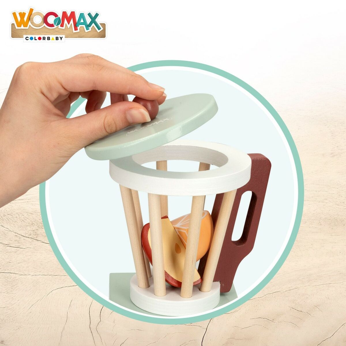 Toy blender Woomax 6 Pieces 11,5 x 17,5 x 11,5 cm (6 Units)-5