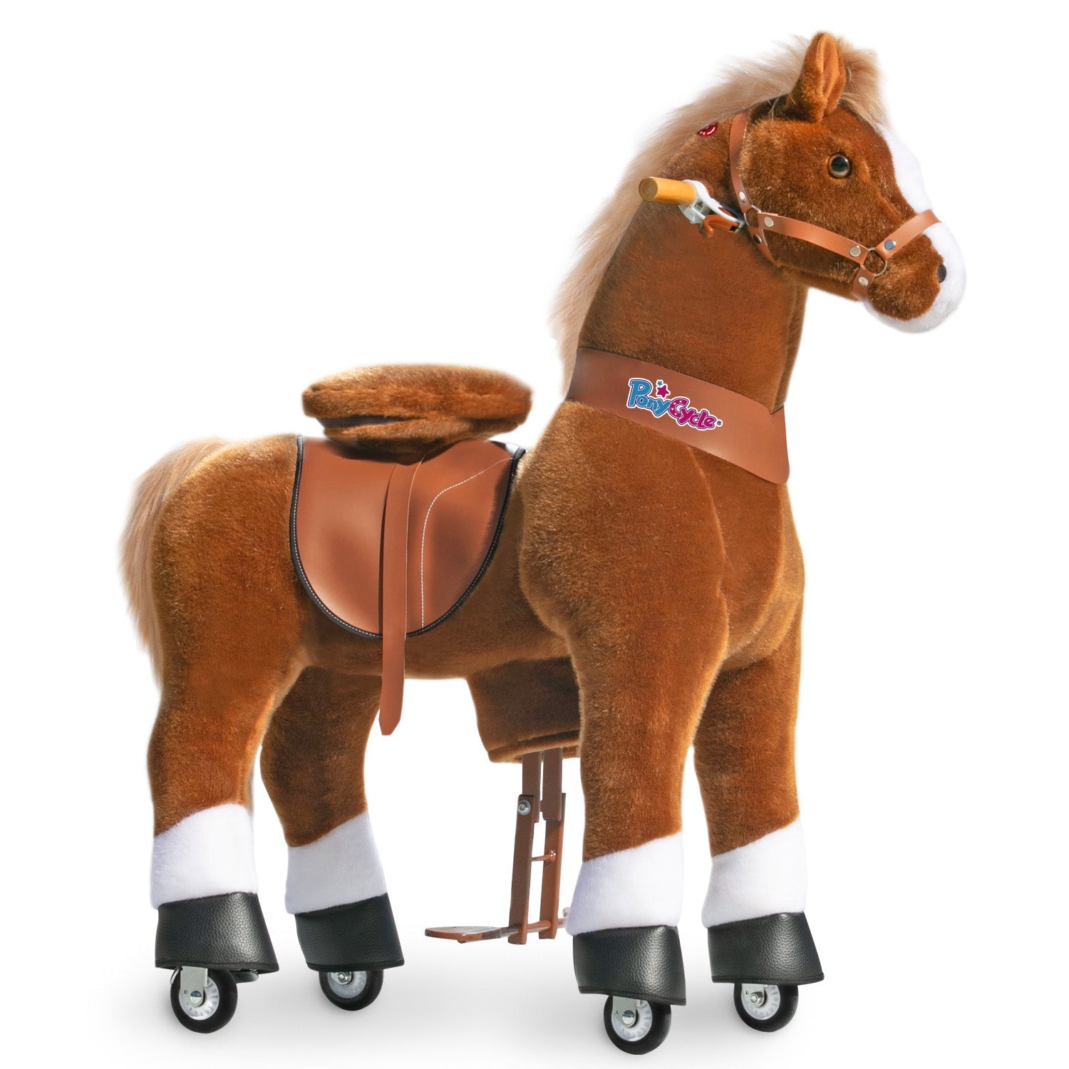 PonyCycle® Ride on Horse Size 5 for Age 7+ Brown-0