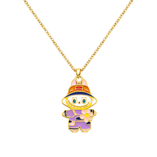 bts x Labubu Fall in Wild Necklace-1