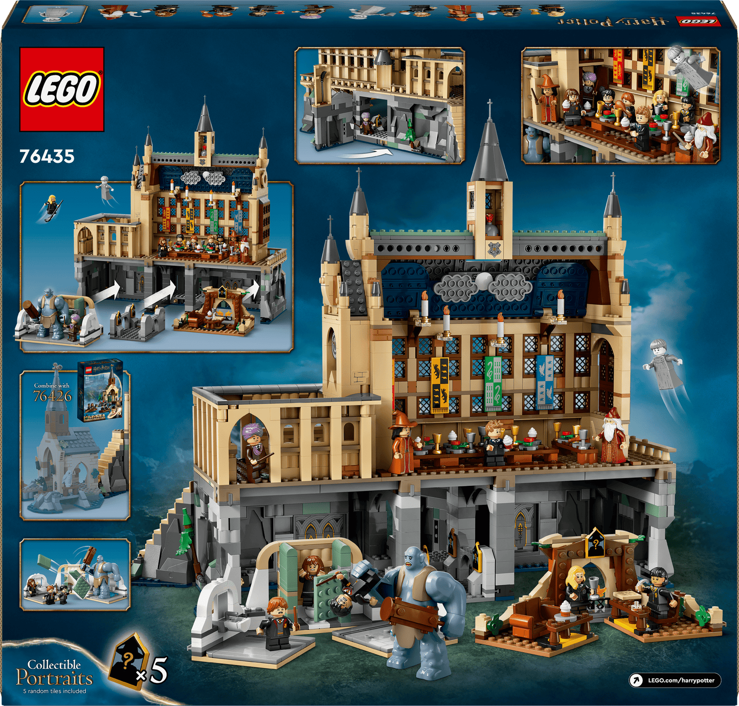 Lego Harry Potter O Castelo de Hogwarts: O Grande Salão-3