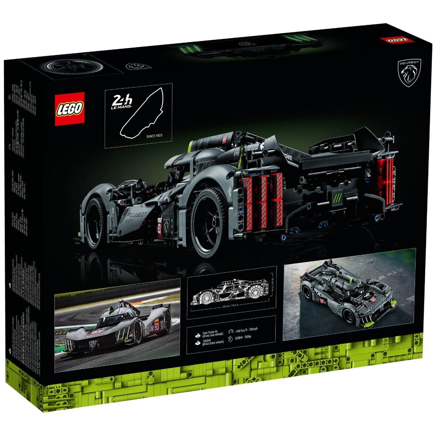 Lego Technic - Peugeot 9X8 24H Le Mans Hybrid Hypercar-3