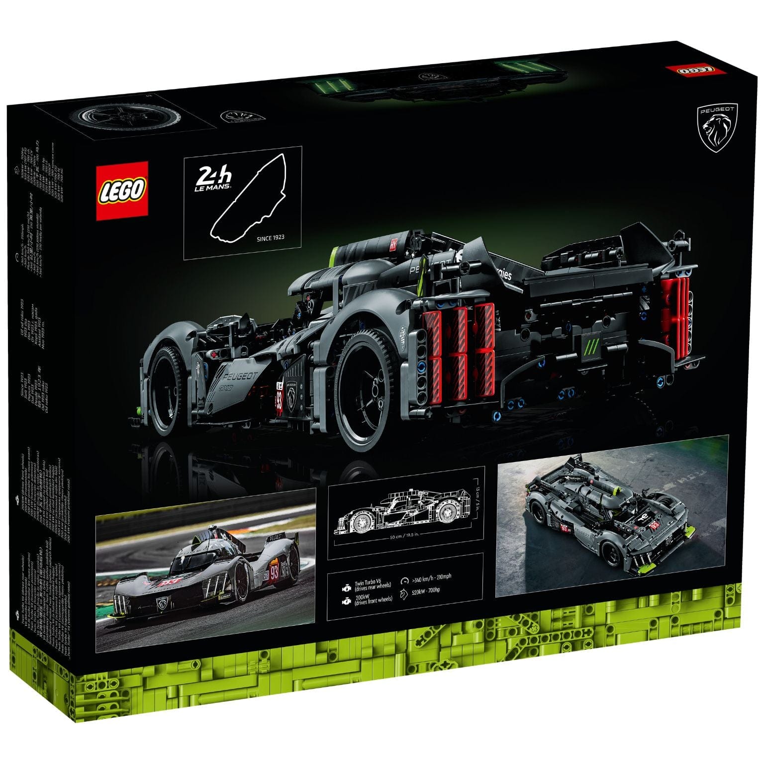 Lego Technic - Peugeot 9X8 24H Le Mans Hybrid Hypercar-3